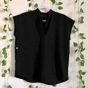 Figs oversized short sleeve scrub top xxs